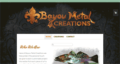 Desktop Screenshot of bayoumetalcreations.com